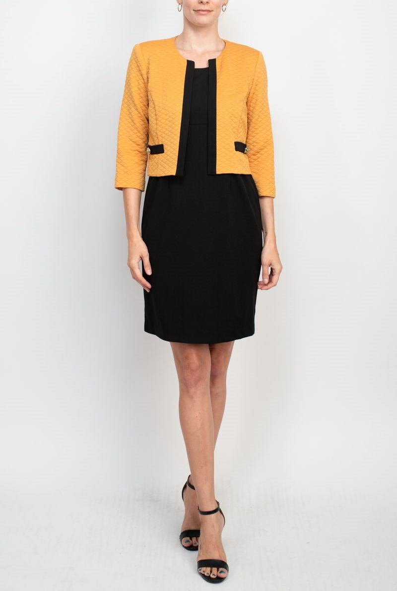 Studio One New York 66335 Scoop Neck Sleeveless Bodycon Zipper Back Studio One New York