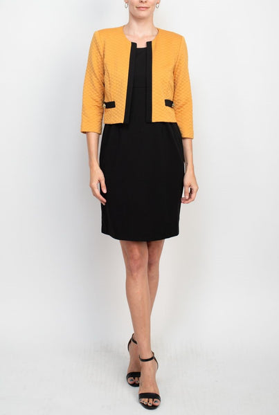 Studio One New York 66335 Scoop Neck Sleeveless Bodycon Zipper Back Studio One New York