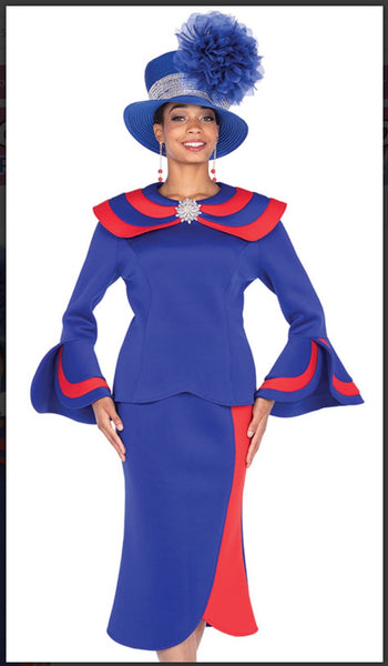 Champagne Italy 5926 2PC Jacket & Skirt Set Special Event Suit Or Church Wear Champagne Italy