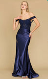 Dylan & Davids DD1340 Long Corset Mermaid Prom Formal Dress Off Shoulder Dylan & David's