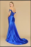 Dylan & Davids DD1340 Long Corset Mermaid Prom Formal Dress Off Shoulder Dylan & David's