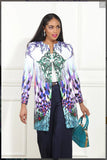 Donna Vinci Style DV-503 1PC Jacket With Novelty Fabric