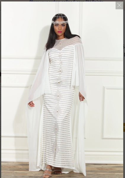 Donna Vinci Style DV-510 1PC Long Dress