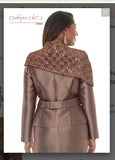 Donna Vinci 2PC Jacket And Skirt Suit Style 12288