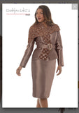 Donna Vinci 2PC Jacket And Skirt Suit Style 12288