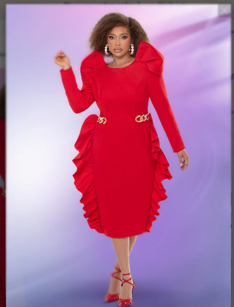 Donna Vinci Style 12188 1PC Dress Poly/Spandex Fabric