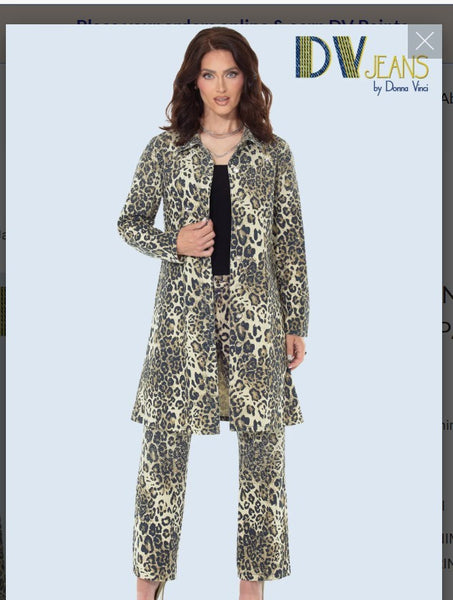 Donna Vinci Jeans Style 8503 2PC Jacket/Pant Suit