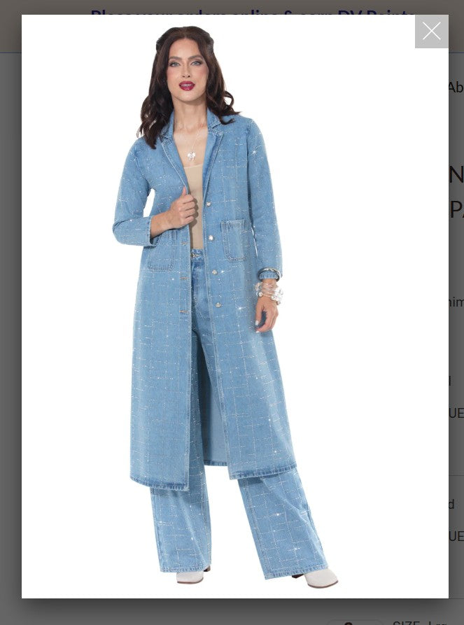 Donna Vinci Jeans Style 8505 2PC Jacket/Pant Suit