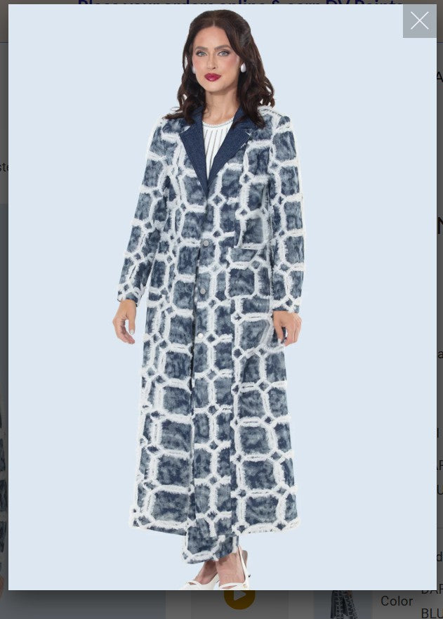 Donna Vinci Jeans Style 8509-J Jacket Sold Separate