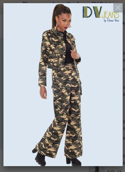 Donna Vinci Jeans Style 8511 2PC Jacket/Pant