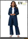 1. Donna Vinci Jeans Style 8516 2PC Jacket/Jeans Set Premium