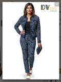 Donna Vinci Jeans Style 8518 2PC Jacket/Jeans Set Premium