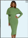 Donna Vinci Knits Style 13444 Exclusive Textured  Knitted Yarn 1PC Dress