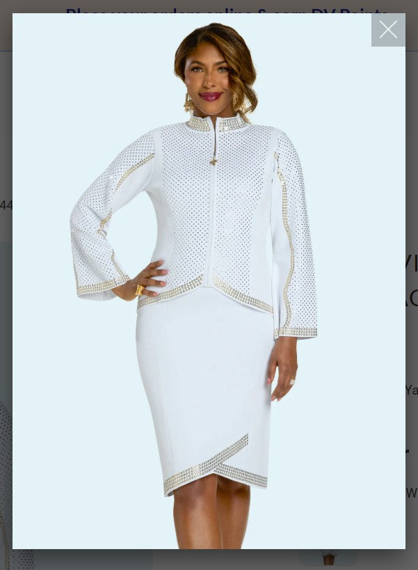 Donna Vinci Knits Style 13448 2PC Knit Jacket/Dress Suit