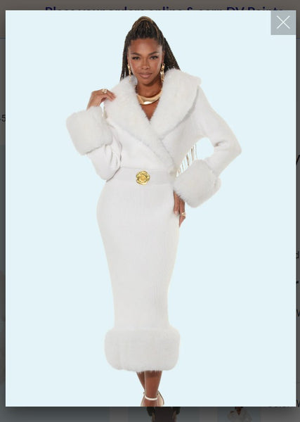 Donna Vinci Knits Style 13455 2PC Knit Jacket/Skirt Suit