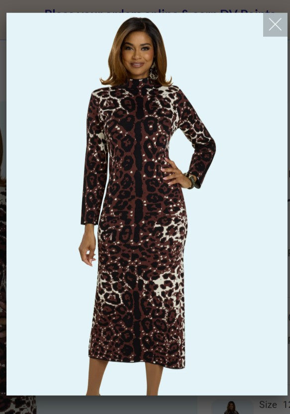 Donna Vinci Knit Style 13456 1PC Knit Dress