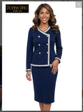 Donna Vinci Knit Style 13462 2PC Jacket/Skirt Suit