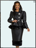 Donna Vinci Style 12136 2PC Jacket/Skirt Suit