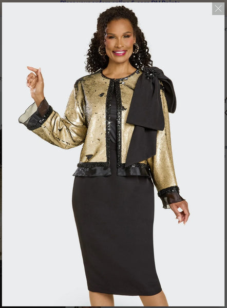 Donna Vinci Style 12215 3PC Jacket/Cami/Skirt Suit