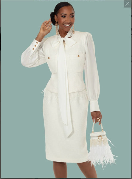 Donna Vinci Style 12217  2PC Jacket/Skirt Suit