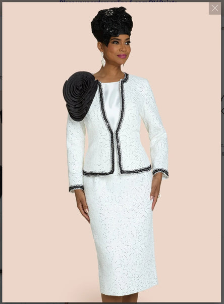 Donna Vinci Style 12218 3PC Jacket/Cami/Skirt Suit