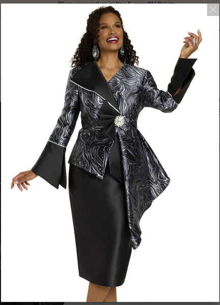 Donna Vinci Style 12221 2PC Jacket/Skirt Suit