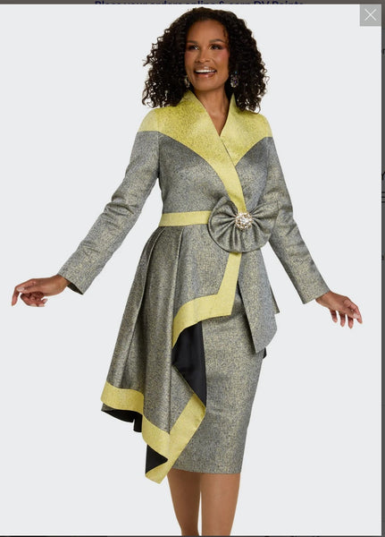 Donna Vinci Style 12226 2PC Jacket/Skirt Suit