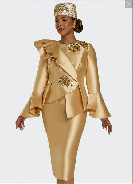 Donna Vinci Style 12229 2PC Jacket/Skirt Suit