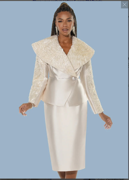 Donna Vinci Style 12230 2PC Jacket/Skirt Suit