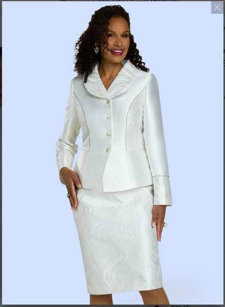 Donna Vinci Style 12232 2PC Jacket And Skirt Suit