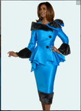 Donna Vinci  12239 Style 2PC Jacket & Skirt Suit