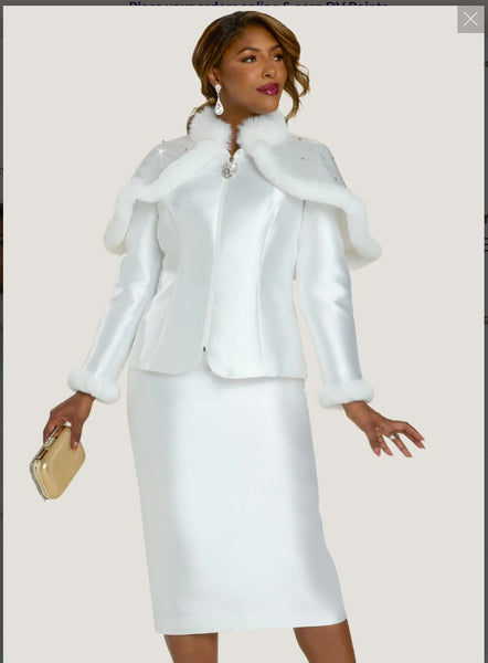 Donna Vinci 12240 2PC Jacket & Skirt Suit