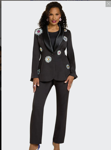 Donna Vinci 12243 3PC Jacket/Pant/And Top