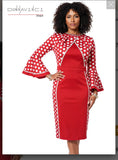 Donna Vinci Style 12261 Single Piece Dress Poly/Spandex