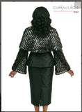 DONNA VINCI STYLE 12265 2PCS JACKET/SKIRT SUIT
