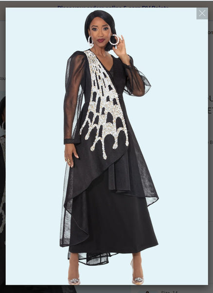 Donna Vinci Couture 5867 2PC Jacket And Dress SET