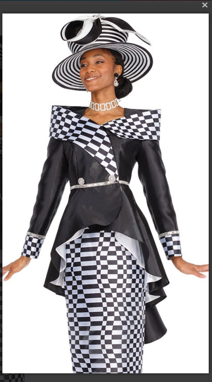 Elite Champagne 6159 2Pc Jacket and Skirt Set Hi Lo Jacket Designed With Elite Champagne