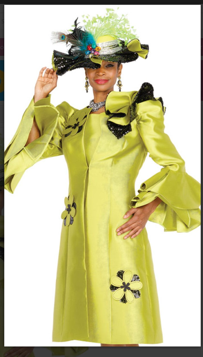 Elite Champagne 6172 2Pc Long Jacket and Dress Set with Beautiful Sequins Embellished Trims Elite Champagne