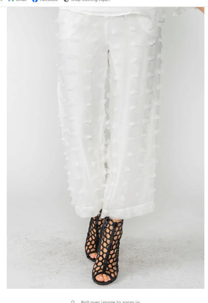 IC Collection 4698P 1PC Straight Leg Pants 100% POLYESTER IC Collection