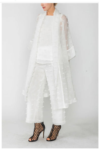 IC Collection 4711J  1PC Long Sleeve SHAWL COLLAR RAGLAN COAT IC Collection