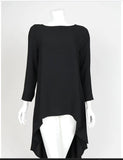 IC Collection 5680T 1PC Boat Neck Tunic With Long Sleeves IC Collection