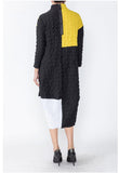 IC Collection 6004D 1PC Long Sleeve Dress COLOR BLOCK MOCK NECK LONG SLEEVE IC Collection