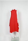 IC Collection 6155D 1PC Sleeveless Stand Up Collar Dress IC Collection