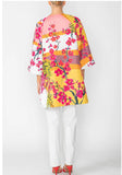 IC Collection 6177J 1PC Long Pant Jacket Floral Print In 100% Polyester Fabric IC Collection