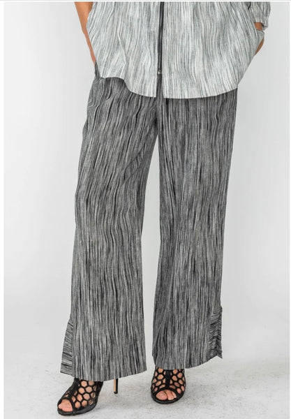 IC Collection 6277P 1PC Pant 100% Linen Fabric IC Collection