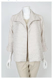 IC Collection 6289J 1PC Jacket With Open Style Jacquard Fabric IC Collection