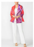 IC Collection 7293J Long Sleeve Jacket With Shawl Collar Open Front