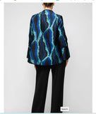 IC Collection 7332J 1PC Long Sleeve Asymmetrical Style 85% POLYESTER, 15% NYLON