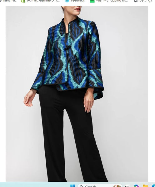 IC Collection 7332J 1PC Long Sleeve Asymmetrical Style 85% POLYESTER, 15% NYLON