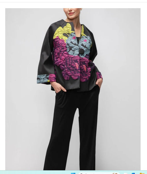 IC Collection 7395J 1PC Long Sleeve Jacket With Front And  Jacket